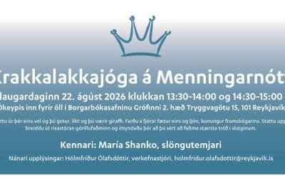 Krakkalakkajóga á Menningarnótt